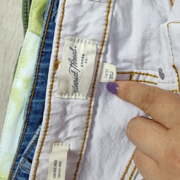 NWT Universal Thread High Rise Vintage Midi Short - Picture 9 of 10